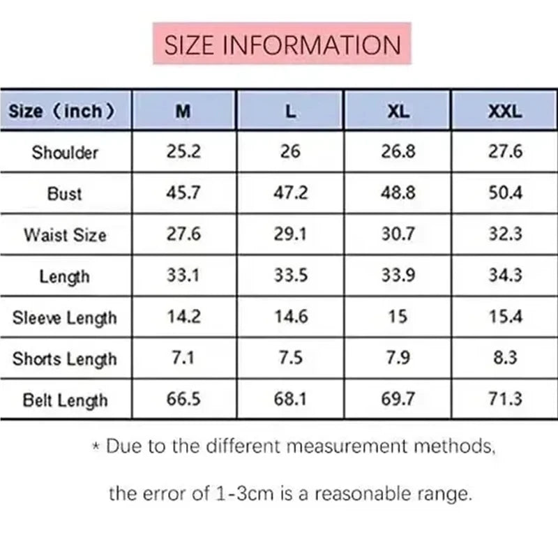 Conjunto de Pijama de 4 Piezas con Encaje - Set de Satén con Bata, Top Cuello V y Shorts