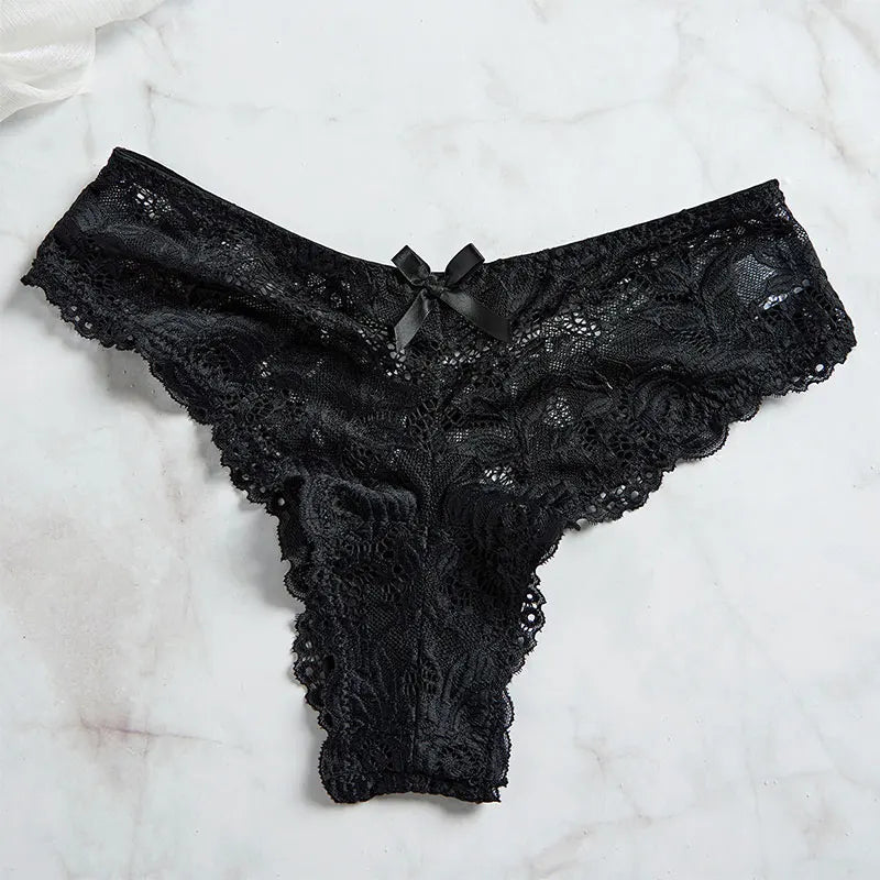 Conjunto de Lencería con Encaje Floral - Camisola Cuello V Sin Mangas y Shorts de 2 Piezas