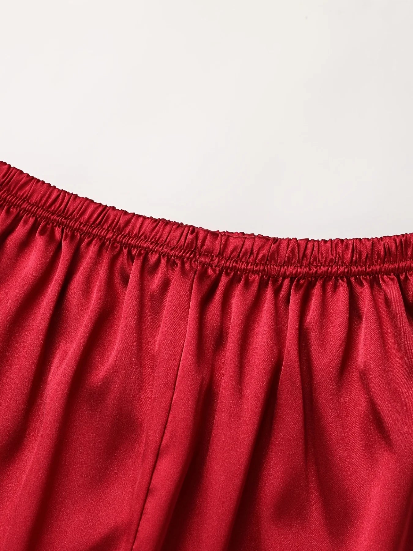 Conjunto de Pijama con Botones - Set de Manga Larga con Cuello Solapa y Pantalón Largo