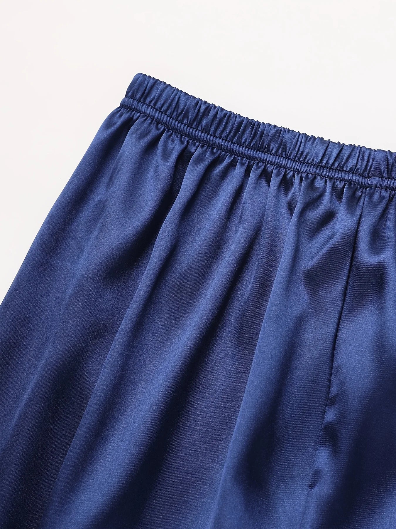 Conjunto de Pijama con Botones - Set de Manga Larga con Cuello Solapa y Pantalón Largo